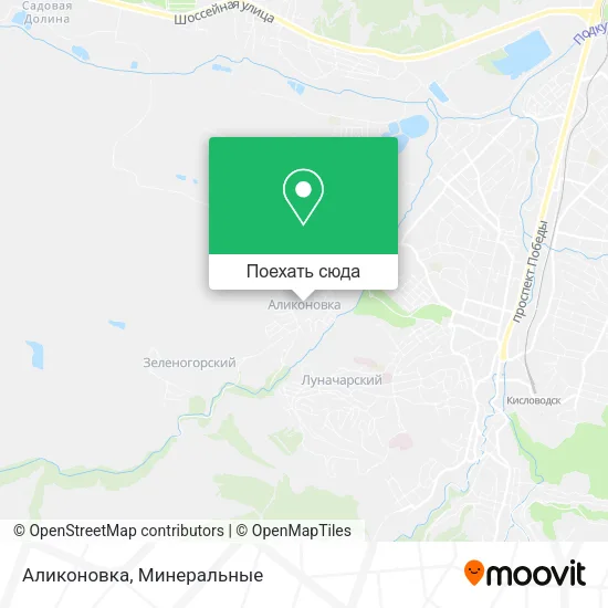 Карта Аликоновка