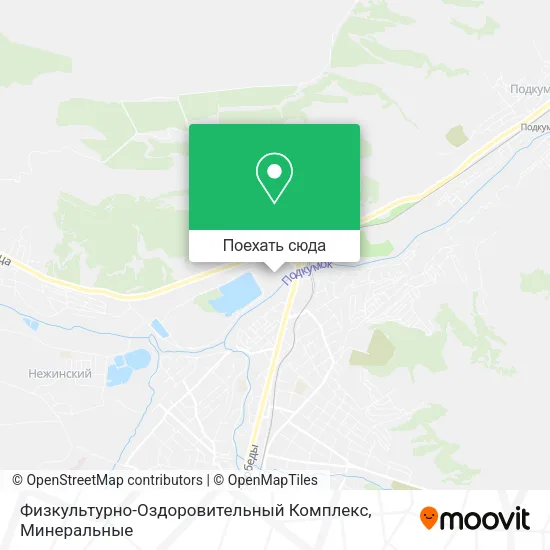 Карта Физкультурно-Оздоровительный Комплекс