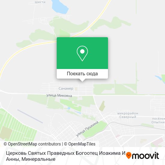 Карта Церковь Святых Праведных Богоотец Иоакима И Анны