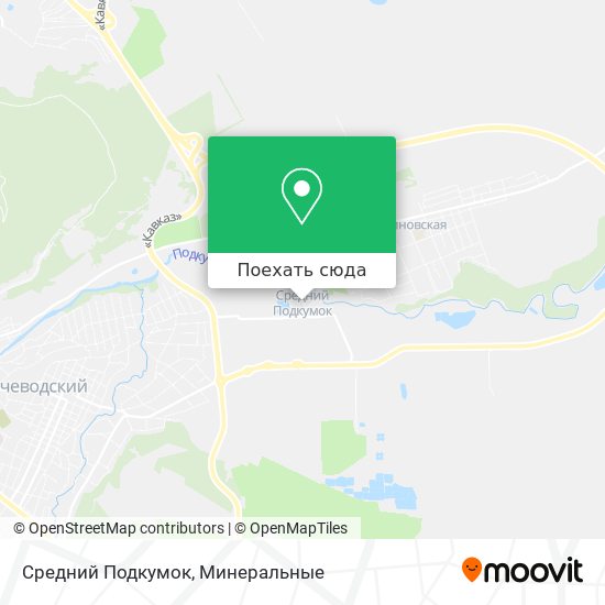 Карта Средний Подкумок