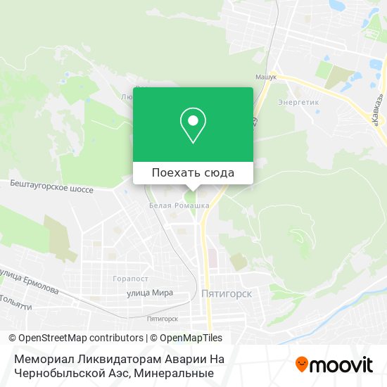 Карта Мемориал Ликвидаторам Аварии На Чернобыльской Аэс