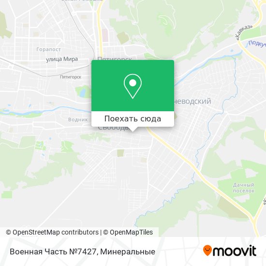 Карта Военная Часть №7427