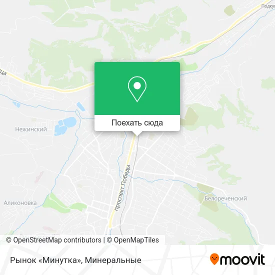 Карта Рынок «Минутка»