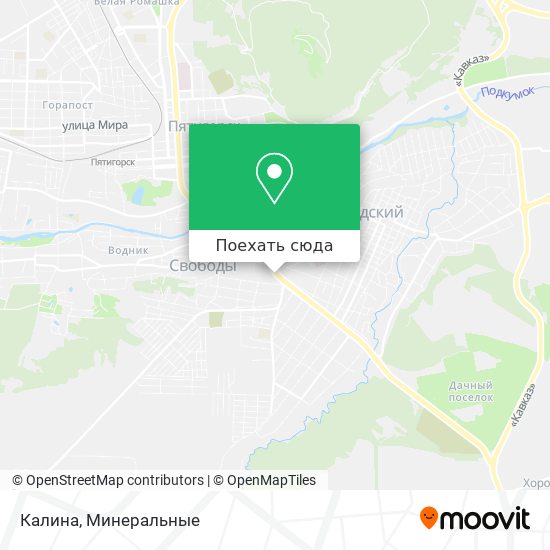 Карта Калина