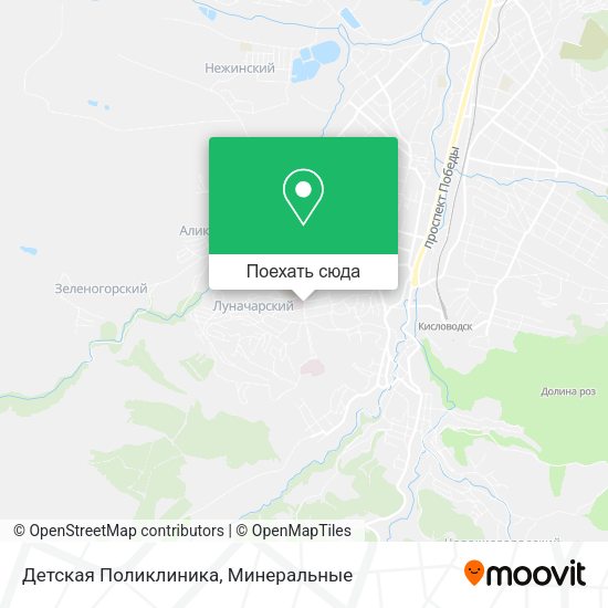 Карта Детская Поликлиника