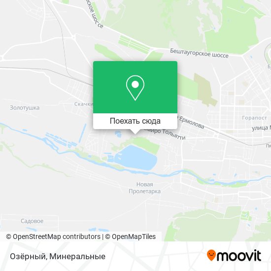 Карта Озёрный