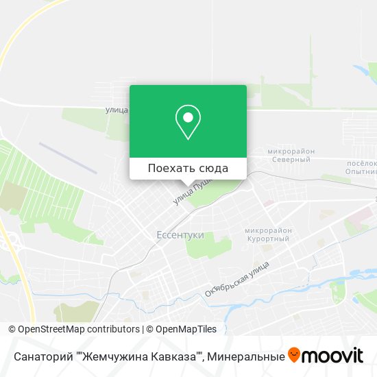 Карта Санаторий ""Жемчужина Кавказа""