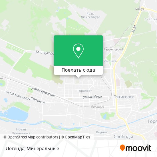 Карта Легенда