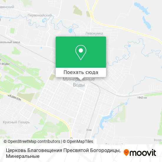 Карта Церковь Благовещения Пресвятой Богородицы