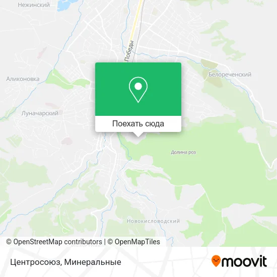 Карта Центросоюз