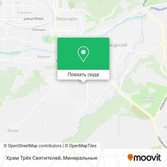 Карта Храм Трёх Святителей