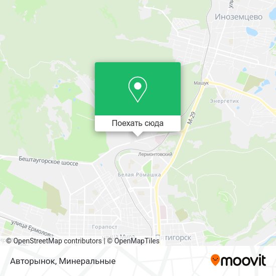 Карта Авторынок