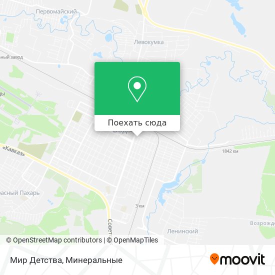 Карта Мир Детства