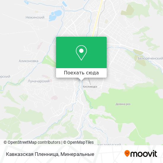 Карта Кавказская Пленница