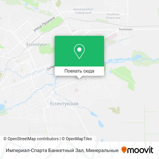 Карта Империал-Спарта Банкетный Зал