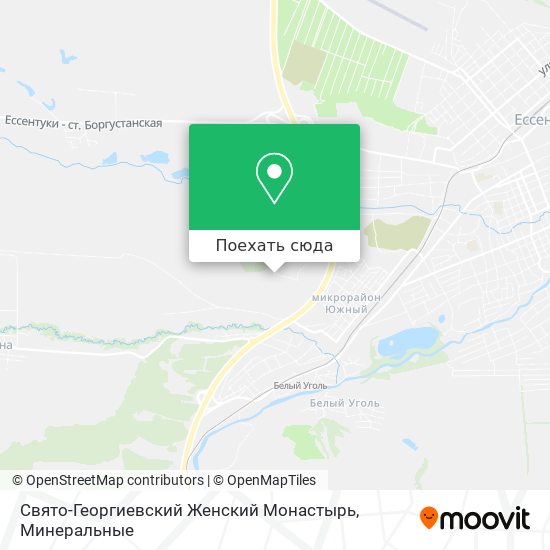 Карта Свято-Георгиевский Женский Монастырь