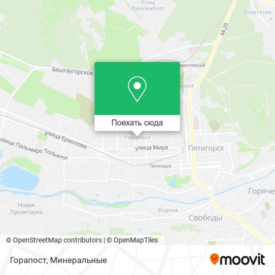 Карта Горапост
