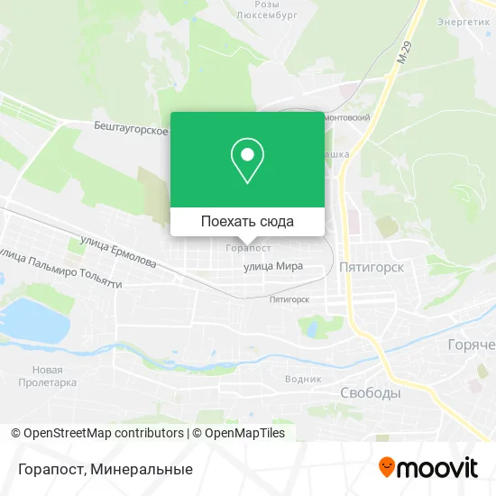 Карта Горапост