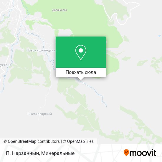 Карта П. Нарзанный