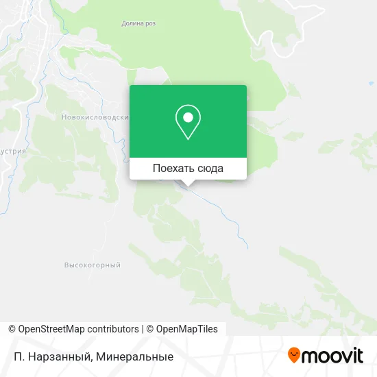 Карта П. Нарзанный