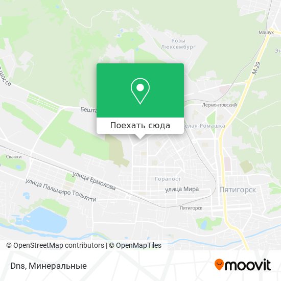 Карта Dns