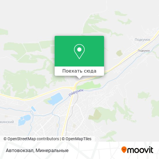 Карта Автовокзал