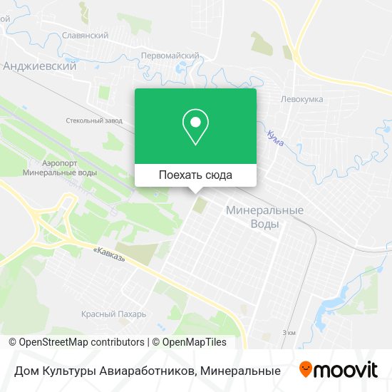 Карта Дом Культуры Авиаработников