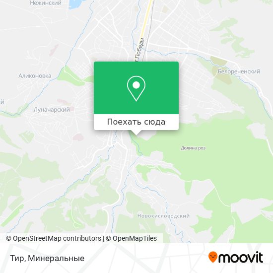 Карта Тир