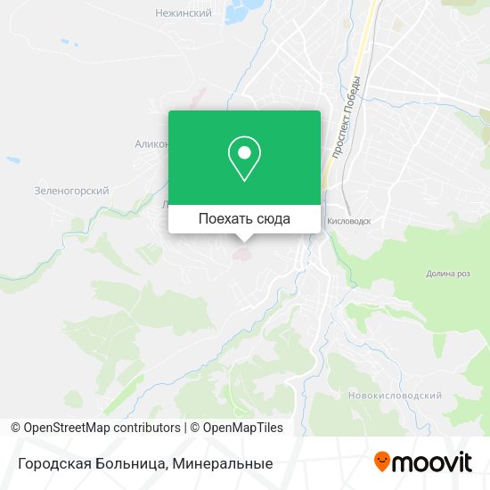 Карта Городская Больница
