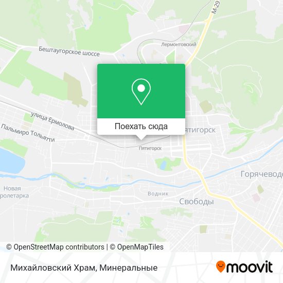 Карта Михайловский Храм