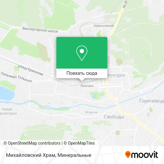 Карта Михайловский Храм