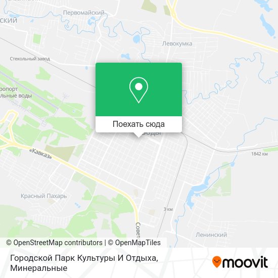 Карта Городской Парк Культуры И Отдыха