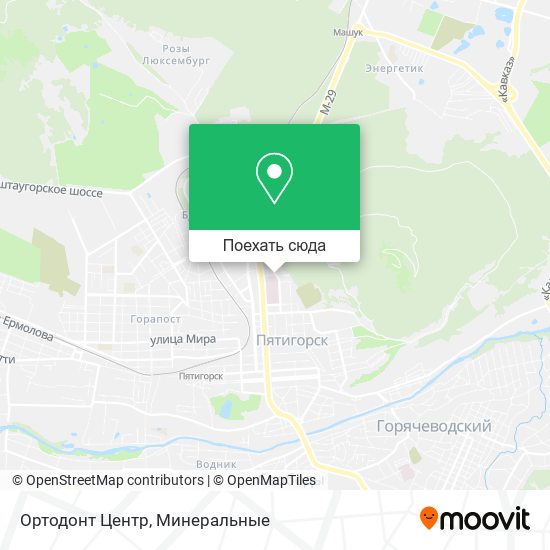 Карта Ортодонт Центр