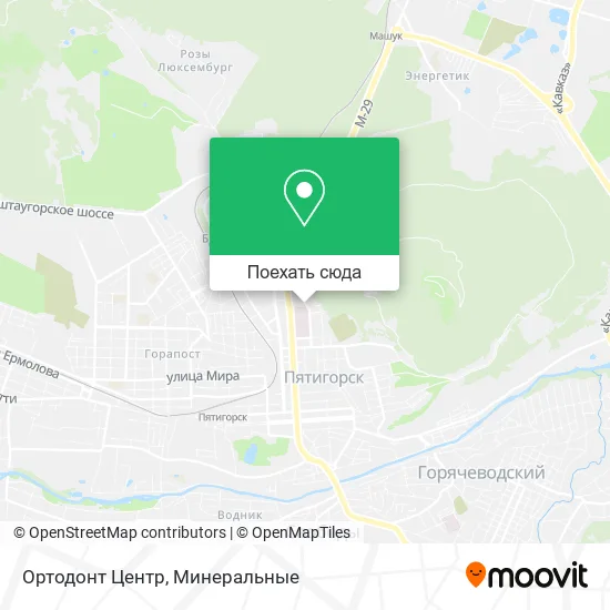 Карта Ортодонт Центр