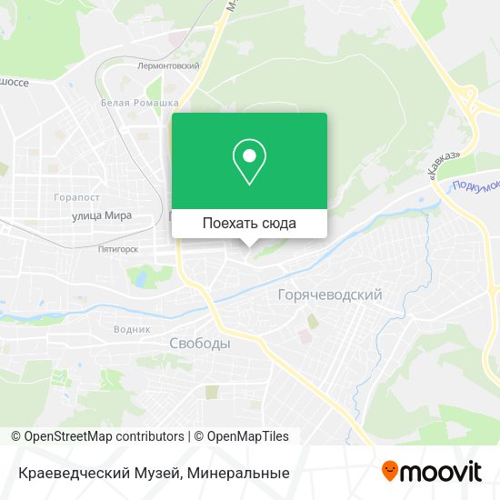 Карта Краеведческий Музей