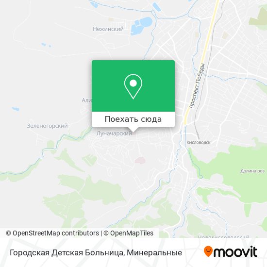 Карта Городская Детская Больница