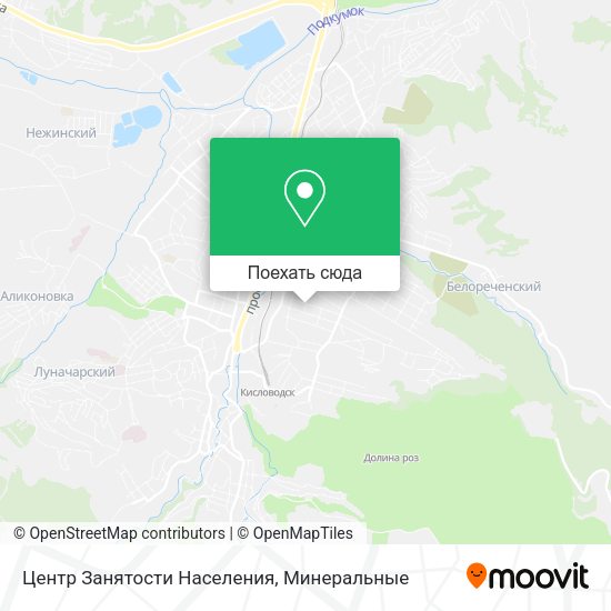 Карта Центр Занятости Населения