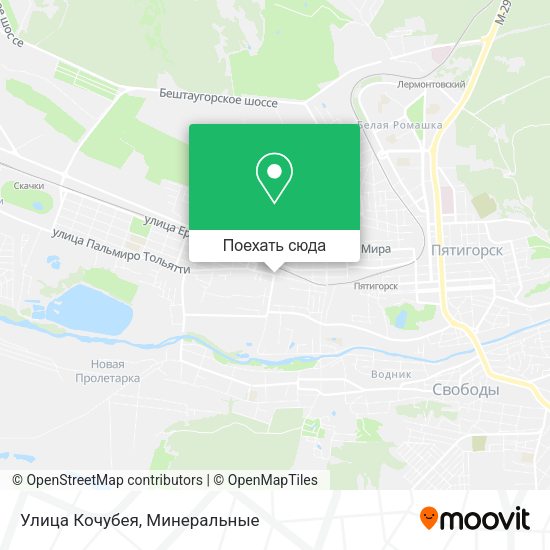 Карта Улица Кочубея