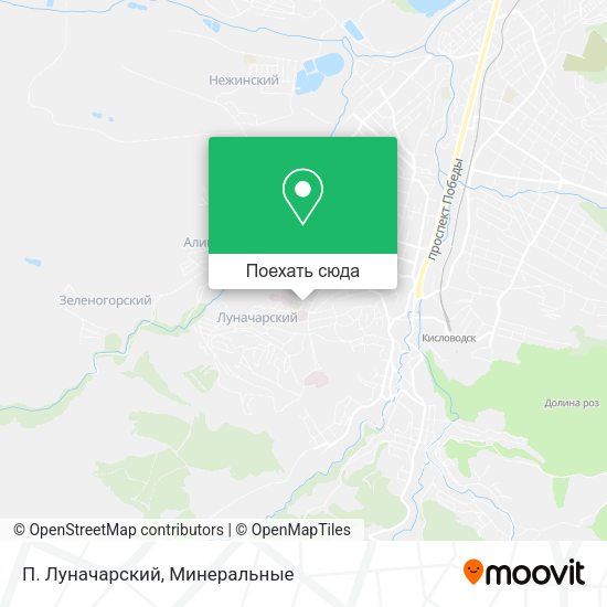 Карта П. Луначарский