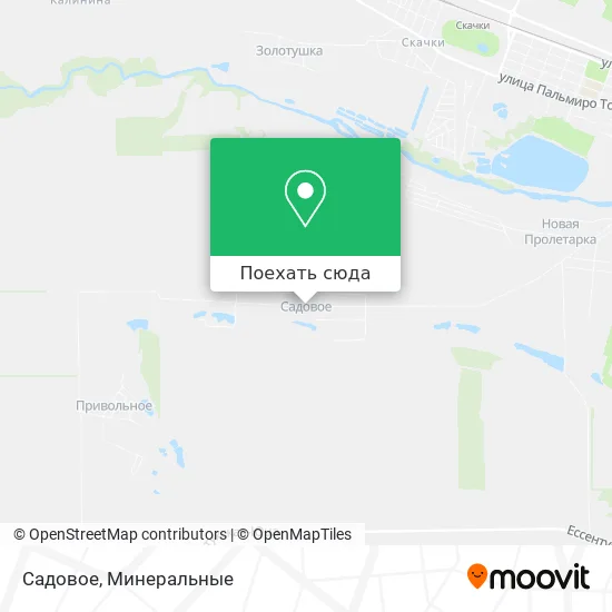 Карта Садовое