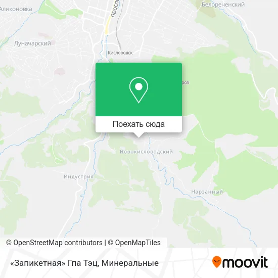 Карта «Запикетная» Гпа Тэц