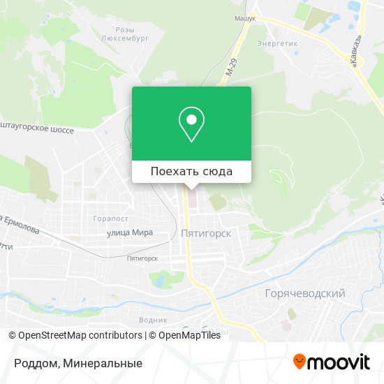 Карта Роддом