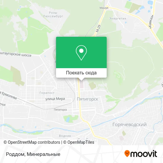 Карта Роддом