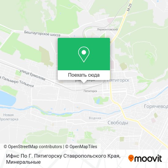 Карта Ифнс По Г. Пятигорску Ставропольского Края