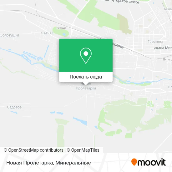 Карта Новая Пролетарка