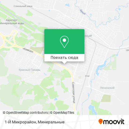 Карта 1-Й Микрорайон