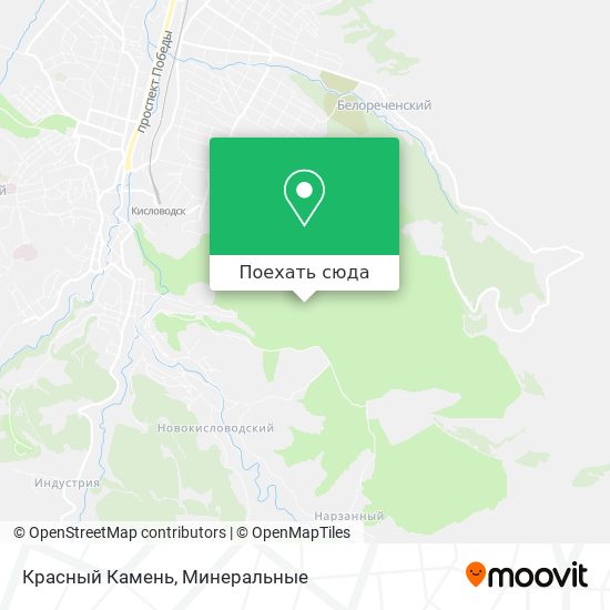 Карта Красный Камень