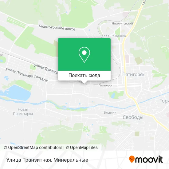 Карта Улица Транзитная