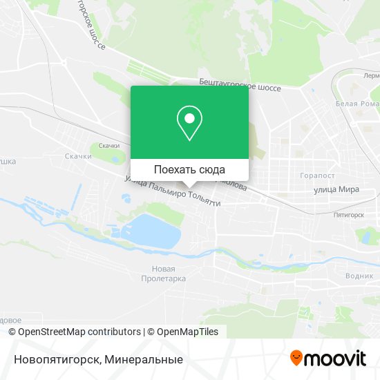 Карта Новопятигорск