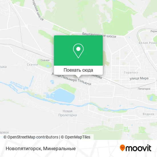 Карта Новопятигорск